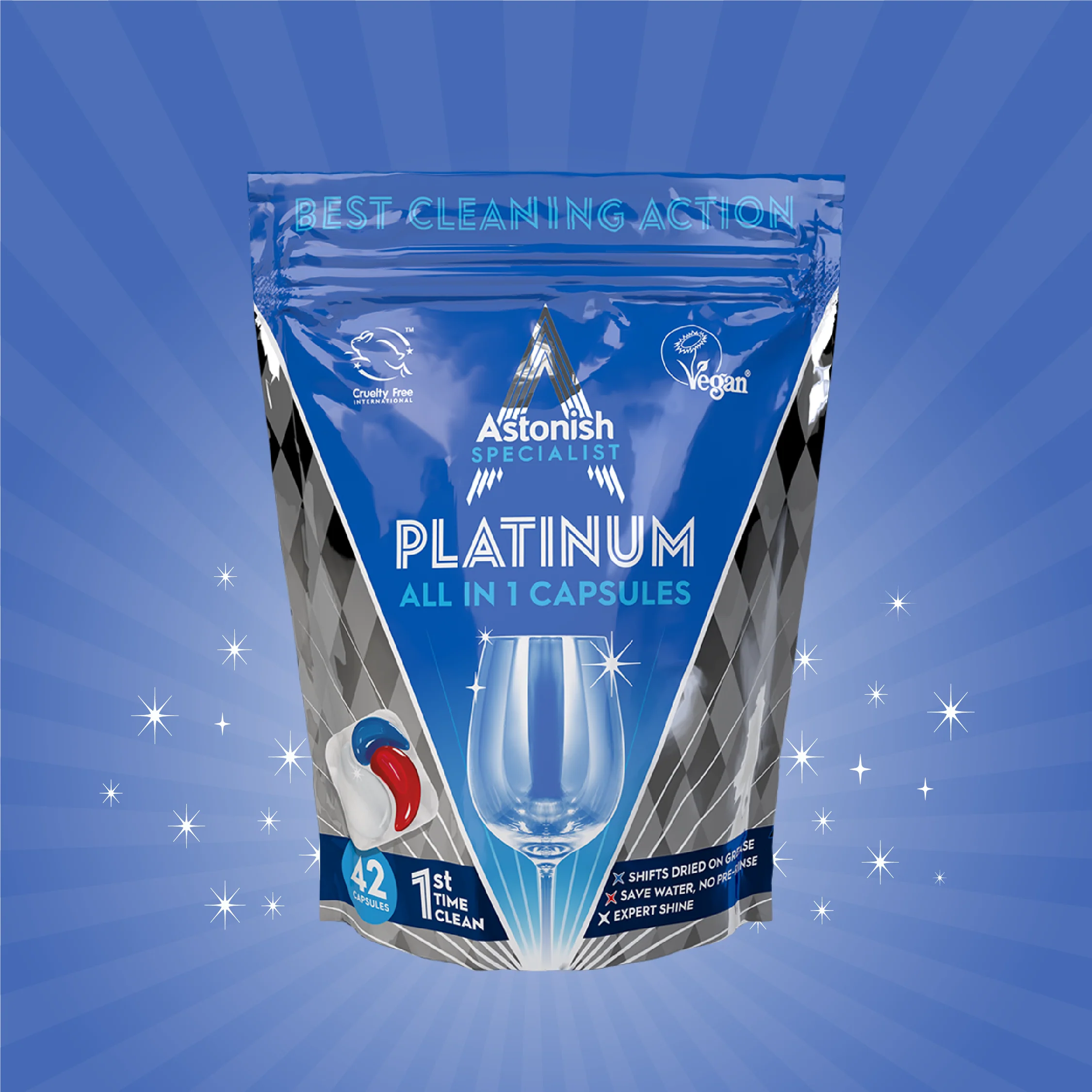 Specialist Platinum All in 1 Dishwasher Capsules - Image 2