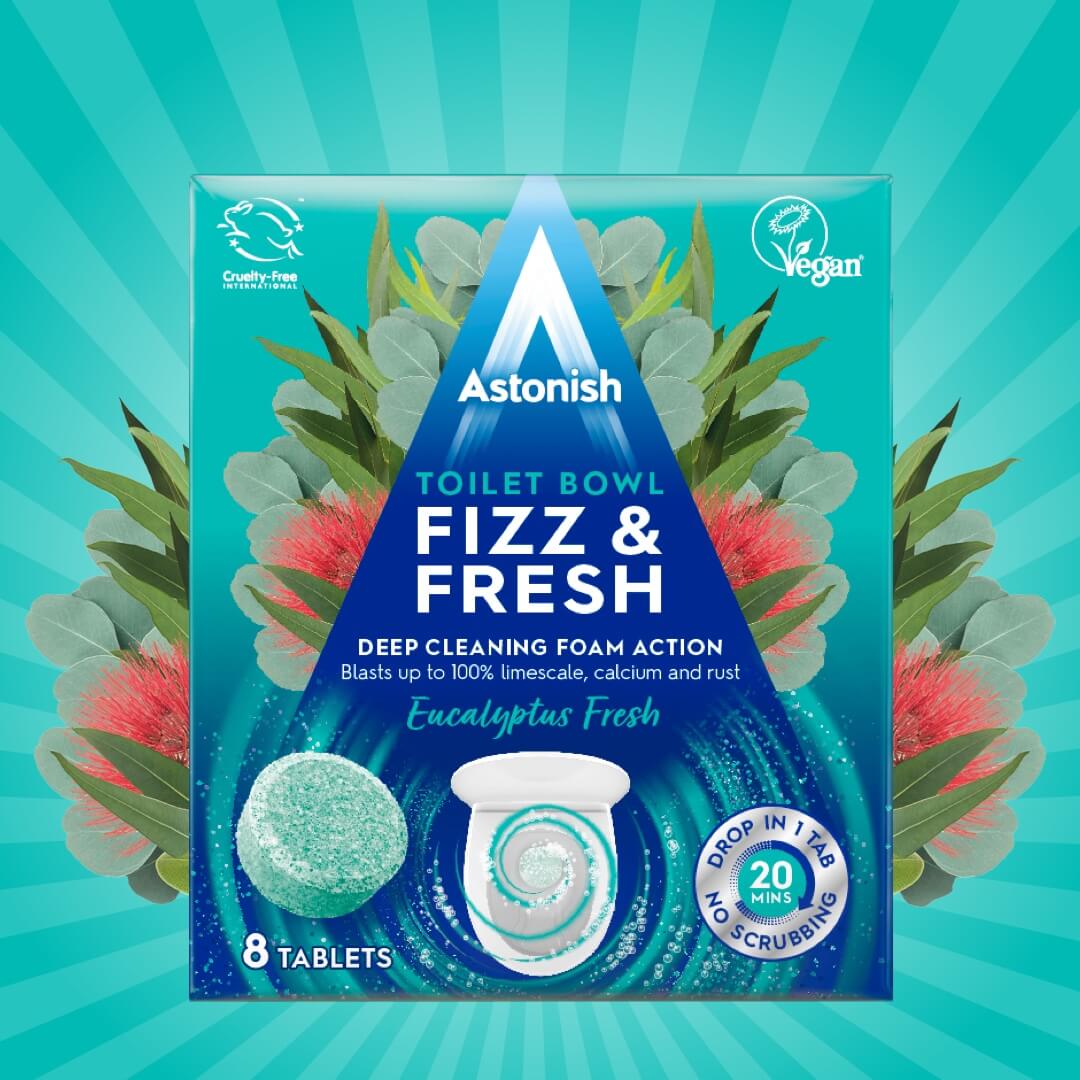 Toilet Bowl Fizz & Fresh Tabs Eucalyptus Fresh - Image 2